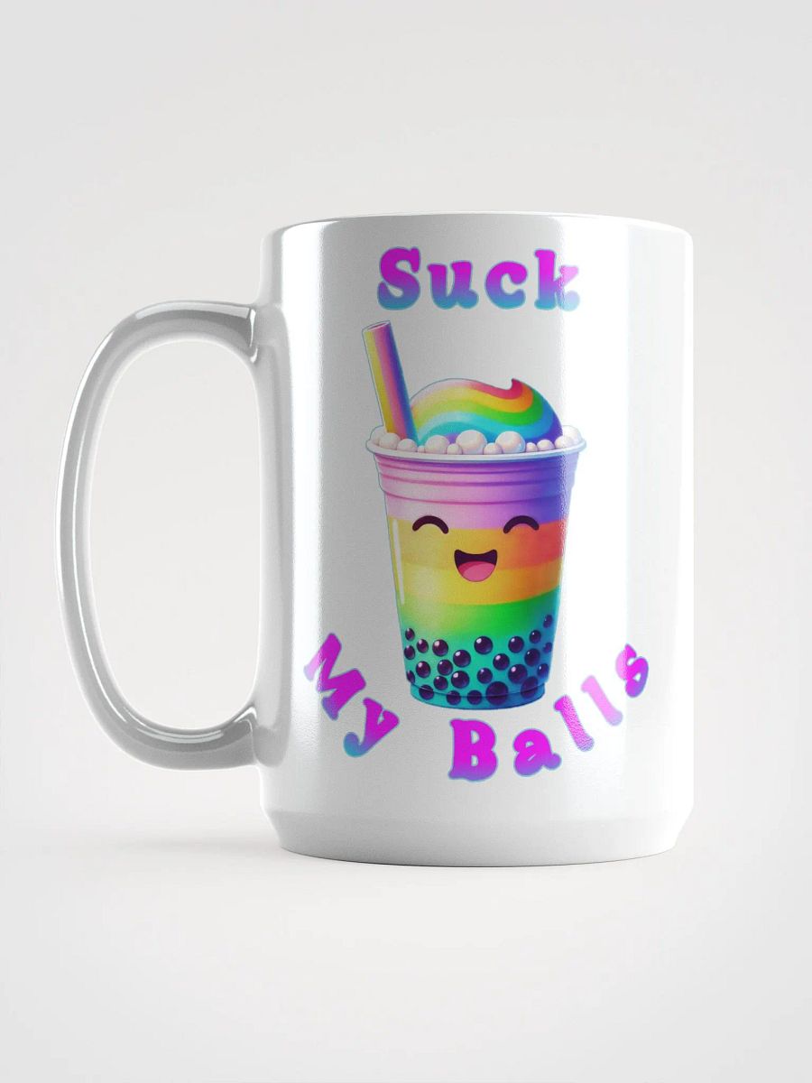 Rainbow Boba Delight 15 oz Coffee Cup product image (6)