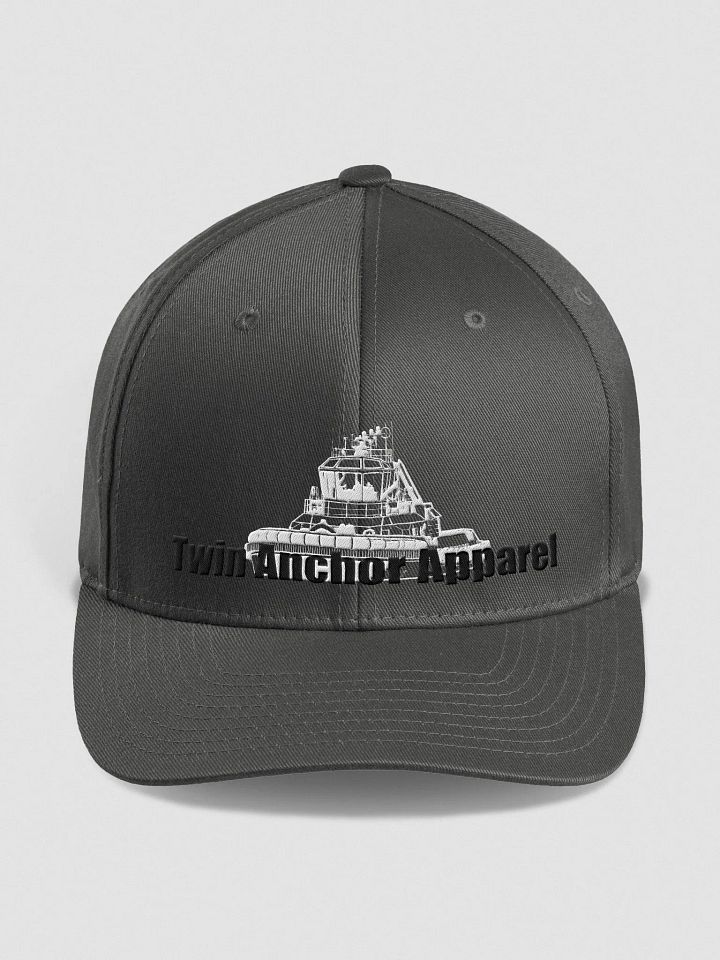 White Athena tug Fitted Flexfit Cap product image (7)