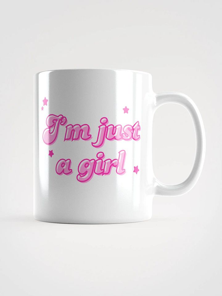 I'm Just A Girl White Mug product image (1)