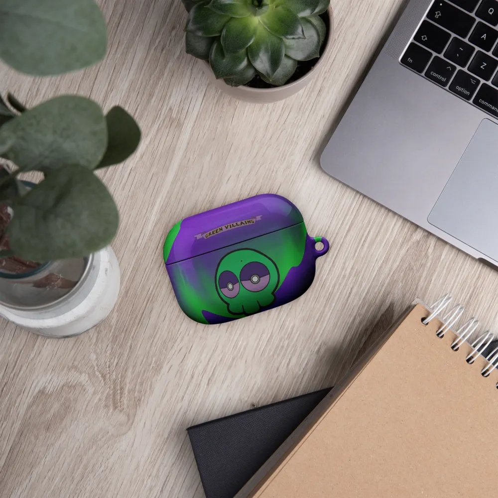 Green Skull Headphone Case product image (48)