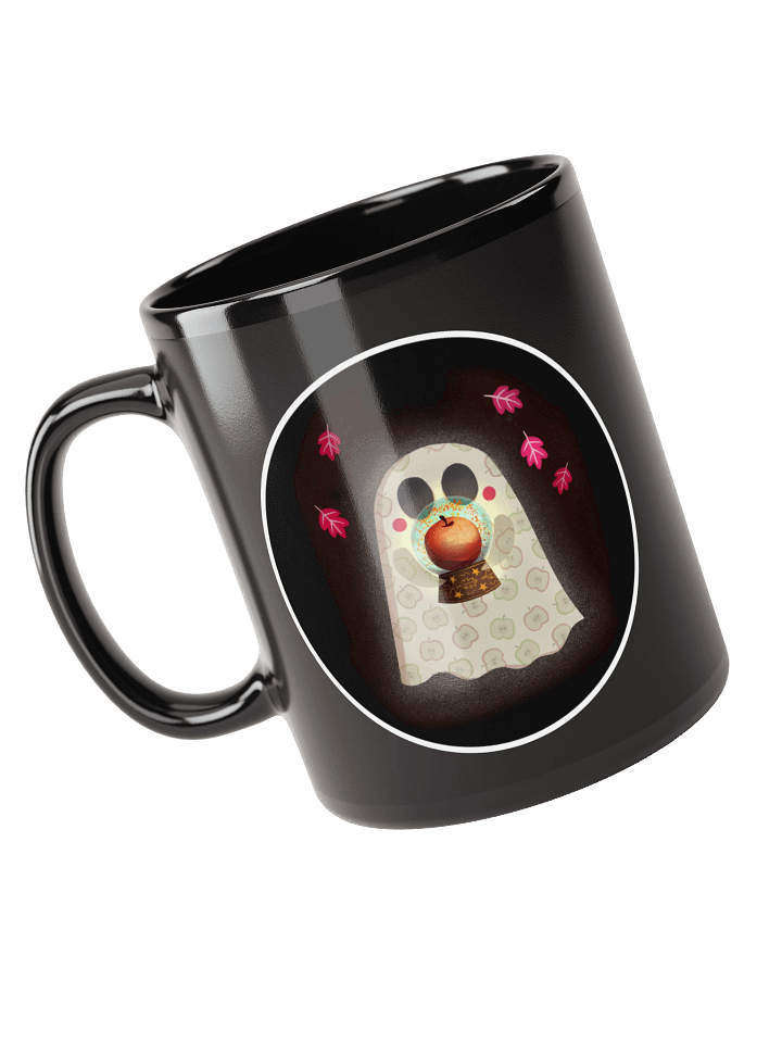 Little Ghost Fall Harvest Haunt - Black Ceramic Mug product image (1)