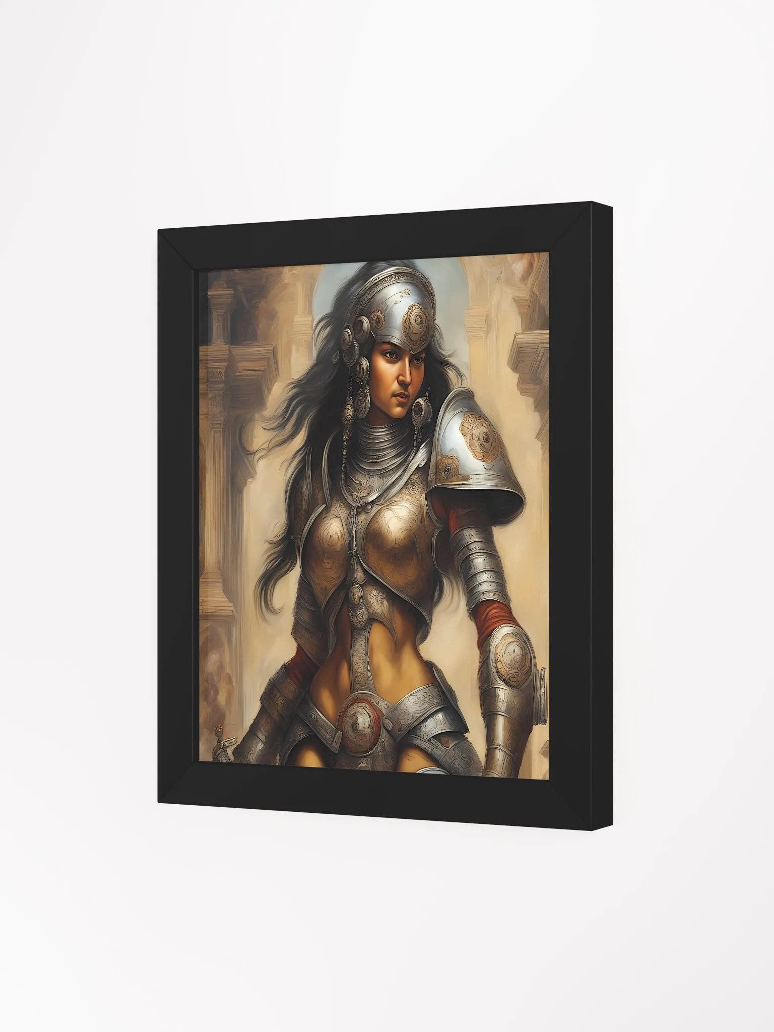 Moonlit Warrior Framed Matte Poster product image (3)