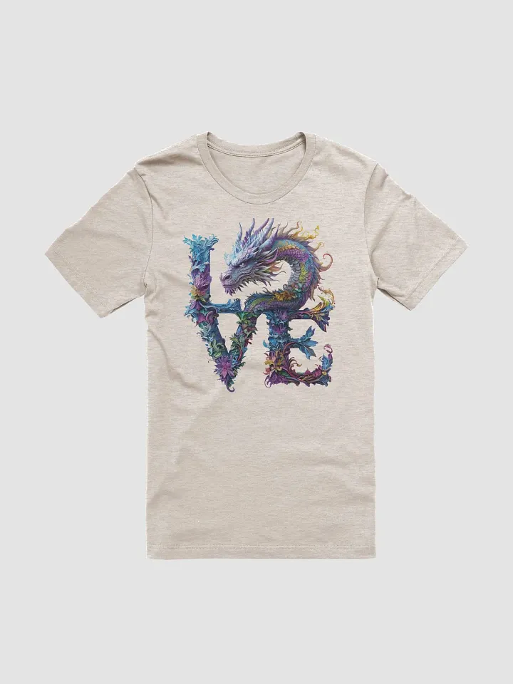 Vibrant Dragon Love Letters T-Shirt- Gift for Couples product image (1)