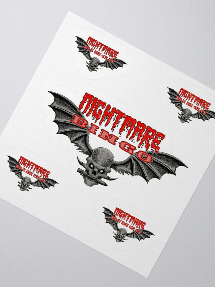 Nightmare Bingo Stickers product image (2)