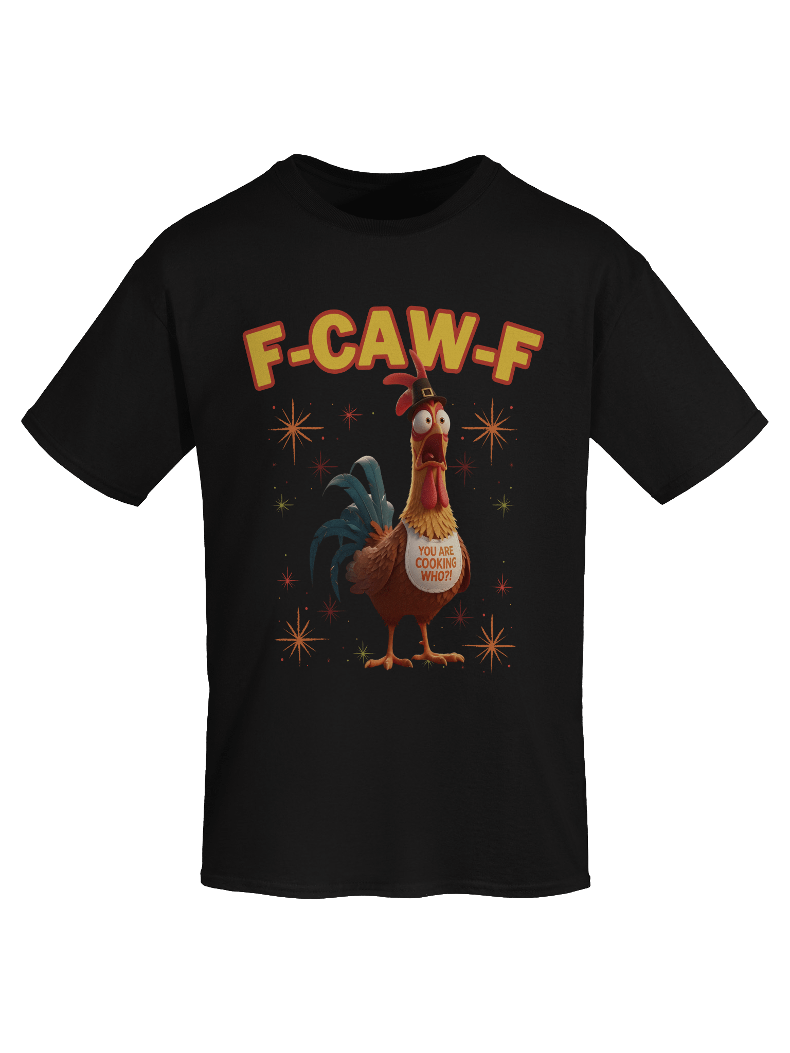 F-CAW-F Thanksgiving Rooster Tee – Funny Holiday Edition by Fitzroy Creator product image (1)