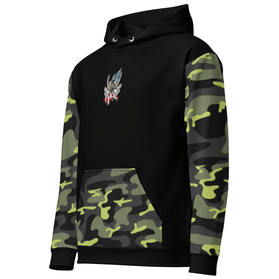 Camouflage & Black Pacific Titan & CE Flage Hoodie product image (3)
