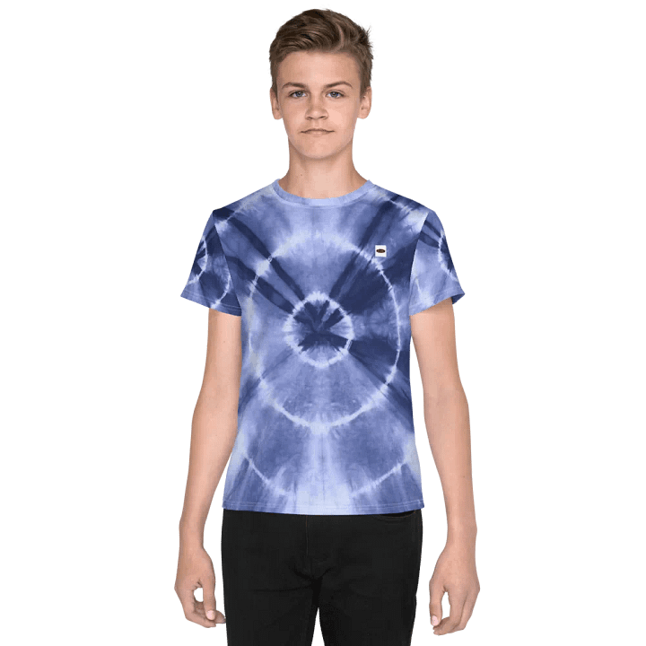 Aqua Dream Tie-Dye Youth T-Shirt product image (1)