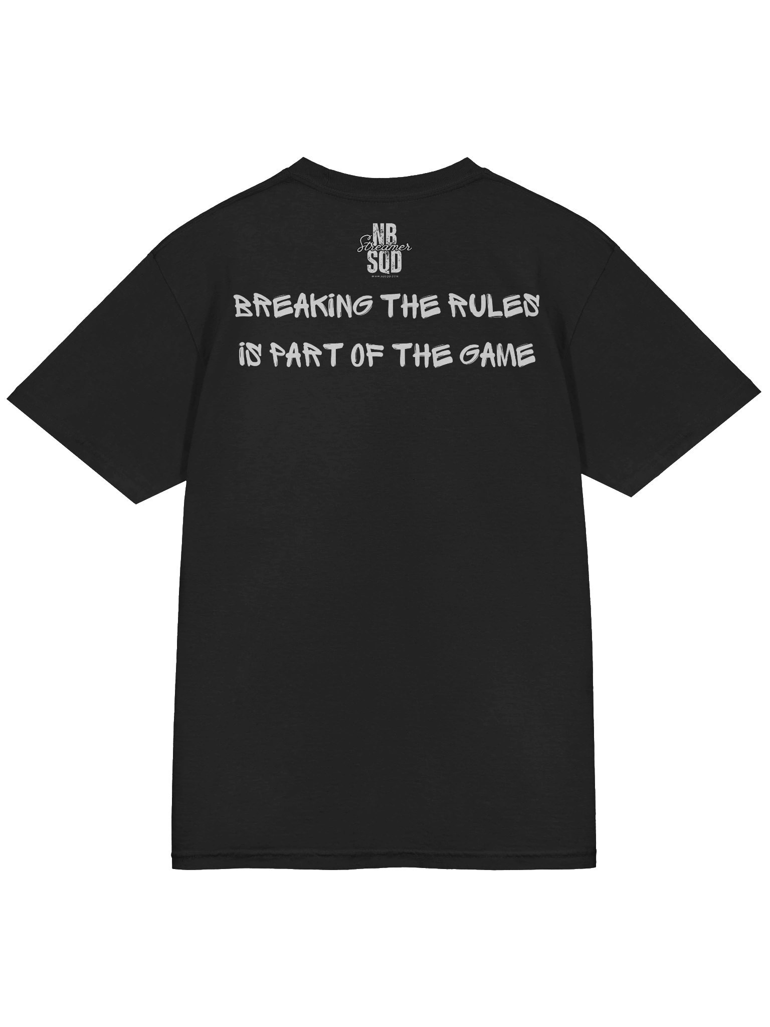 NBSQD Graffiti Mens BLK T-Shirt - Break The Rules Its Part of The Game product image (4)