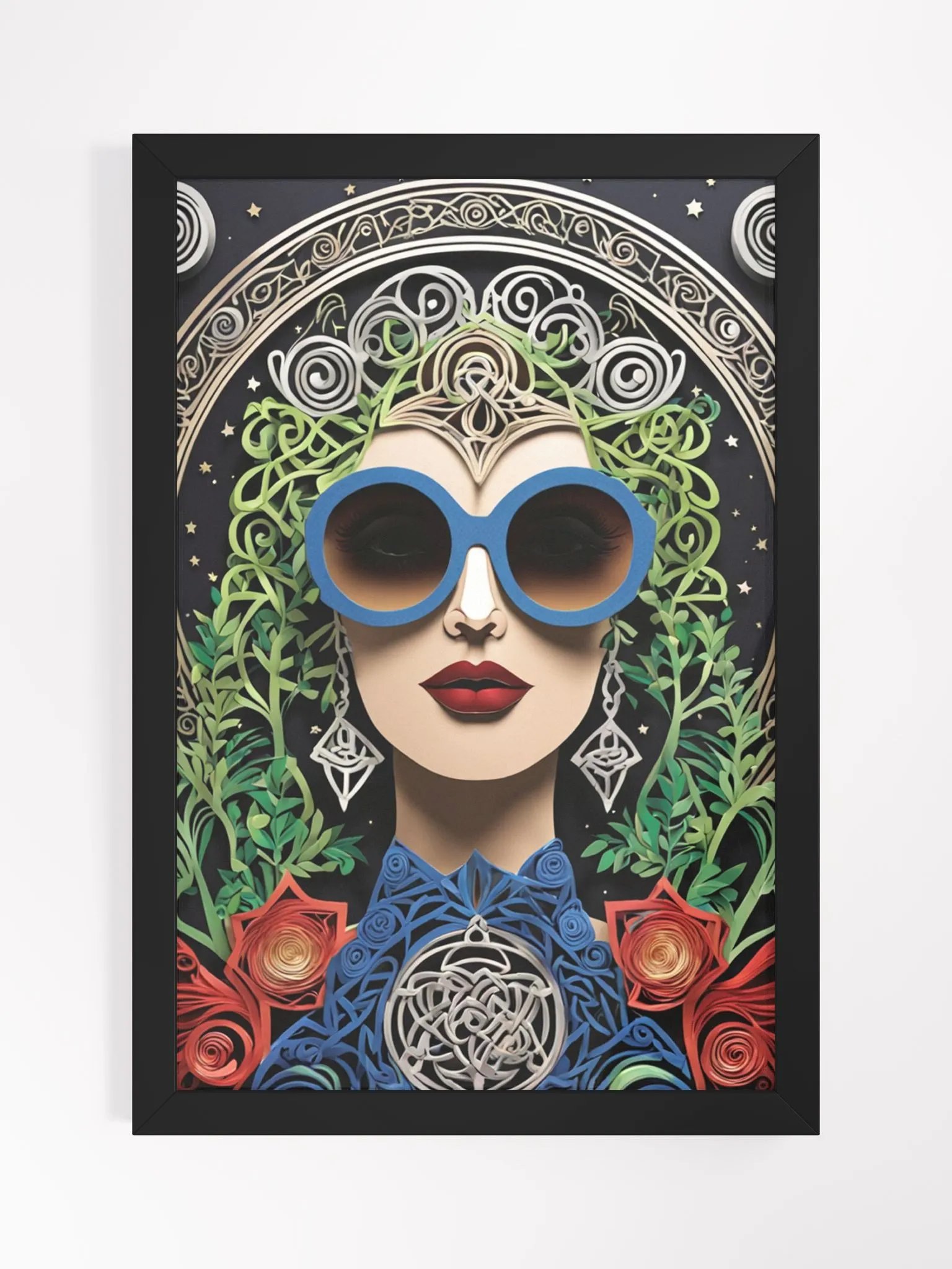 Winter Wiccan 13 - Framed Matte Poster product image (1)