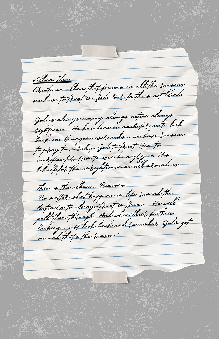 REASONS PT 1 | Album Book product image (2)