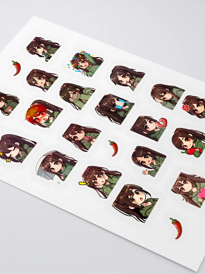 Spicy Emoji Sticker Sheet product image (2)