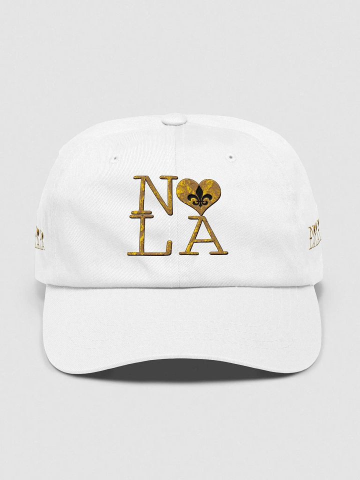 I LOVE NOLA **EMBROIDERED CAP LEGACY LOGO** (GOLD WRAP FULL) product image (1)