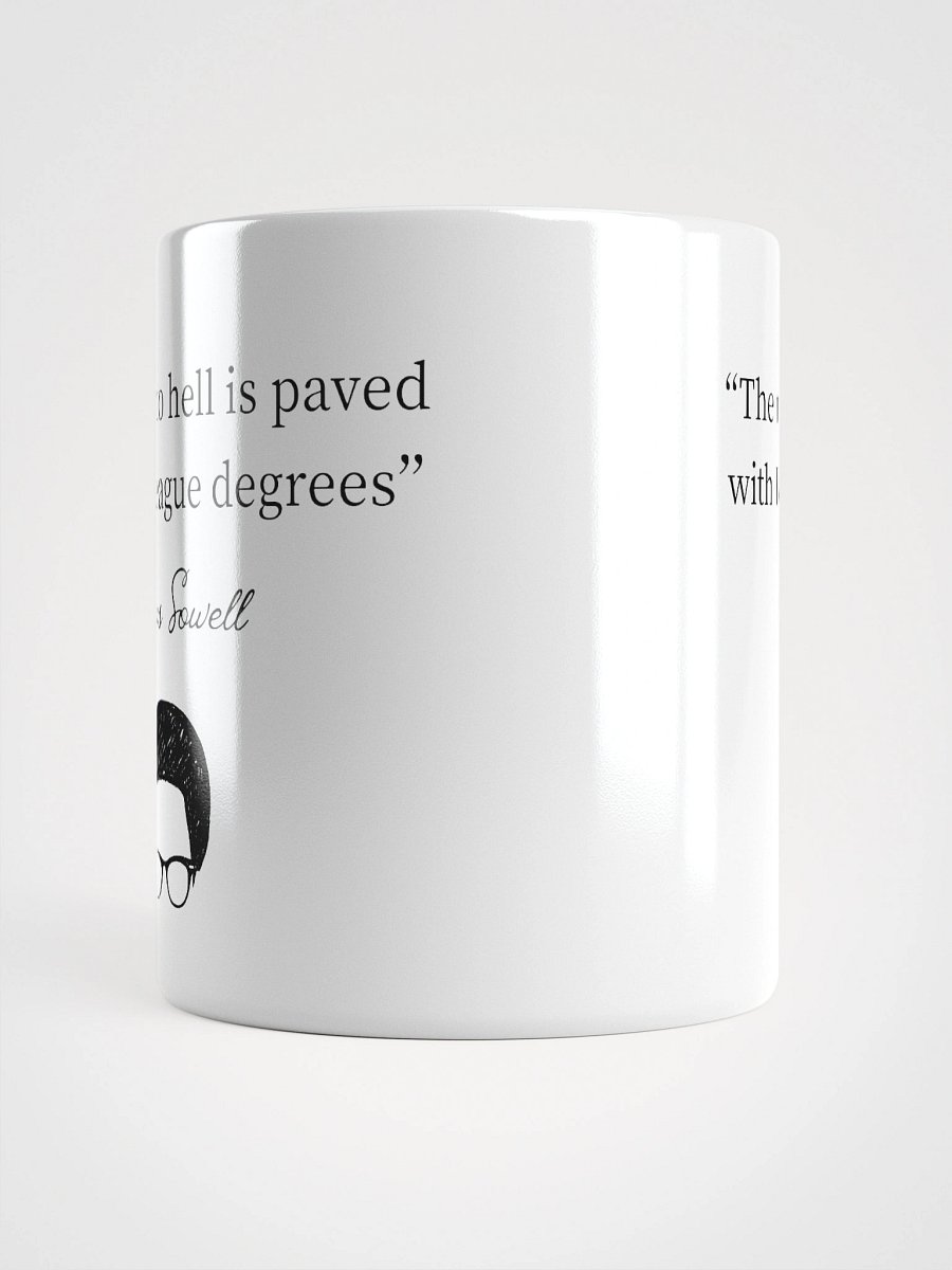 "The Road to Hell" — Thomas Sowell Quote Mug product image (5)