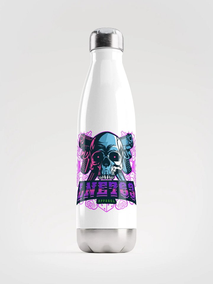 Skull & Guns Stainless Steel Water Bottle product image (1)