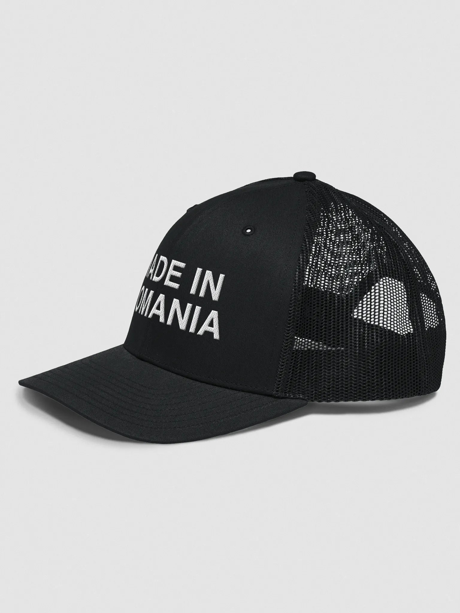 Made In Romania Black Trucker Hat product image (2)