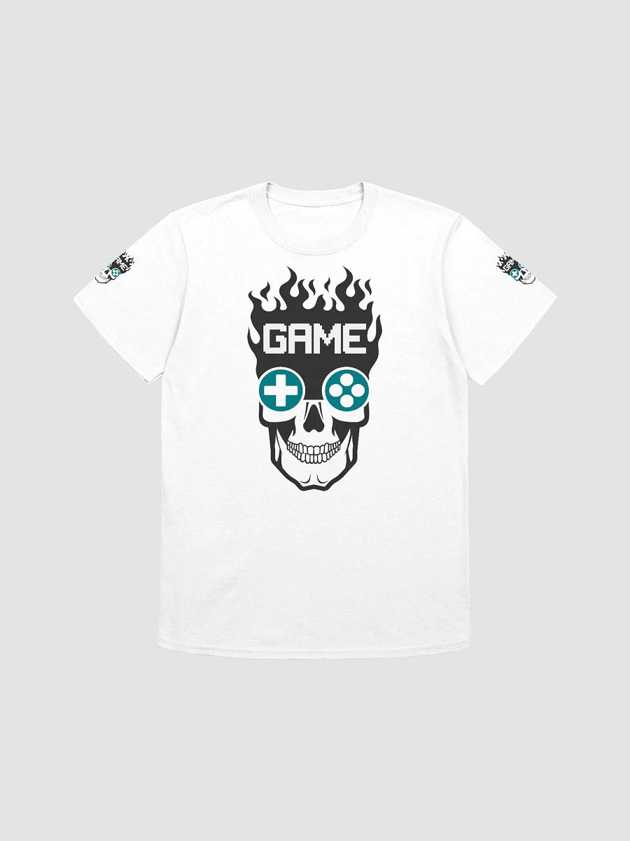 Flaming Gaming Skull Tee product image (1)