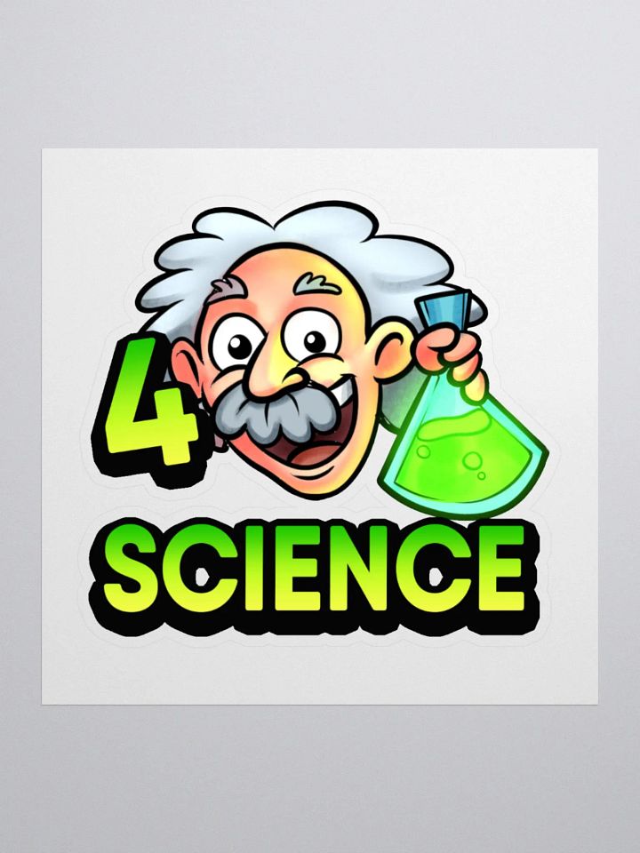 4 Science Kiss Cut Sticker product image (1)