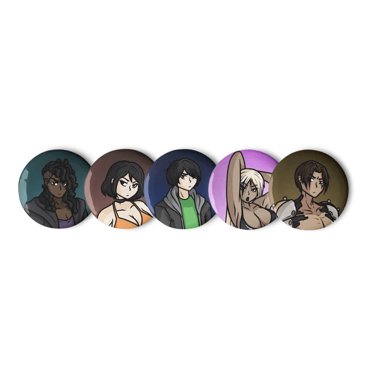Obsidian Blaze Character Pin Set product image (1)