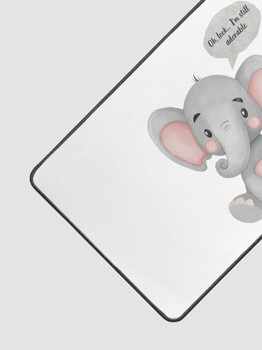 Cheerful Elephant Desk Mat product image (3)