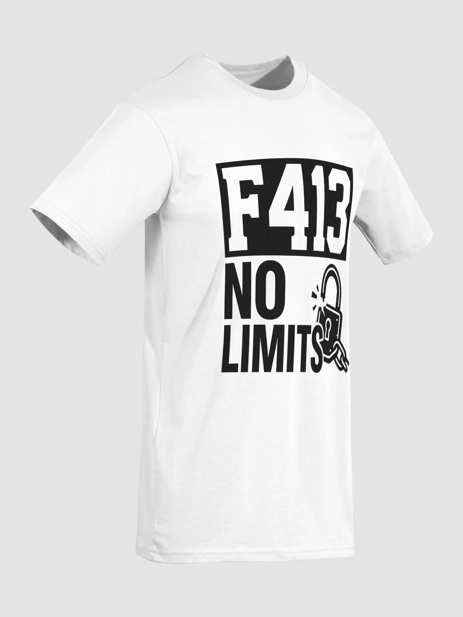 F413 - NO LIMITS | Camiseta Cristiana Urbana PREMIUM product image (8)