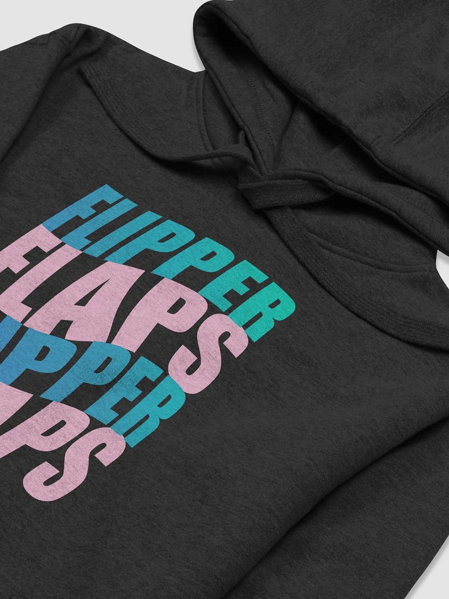 FlipperFlaps (Teal & Pink Text) Hoodie product image (25)