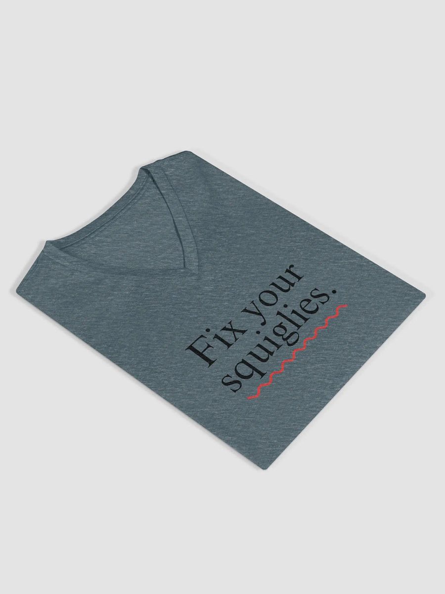 Womens Fix Your Squiglies V-neck Tee product image (3)