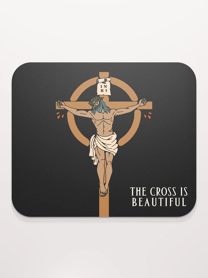 The Cross Is Beautiful Mouse Pad product image (2)