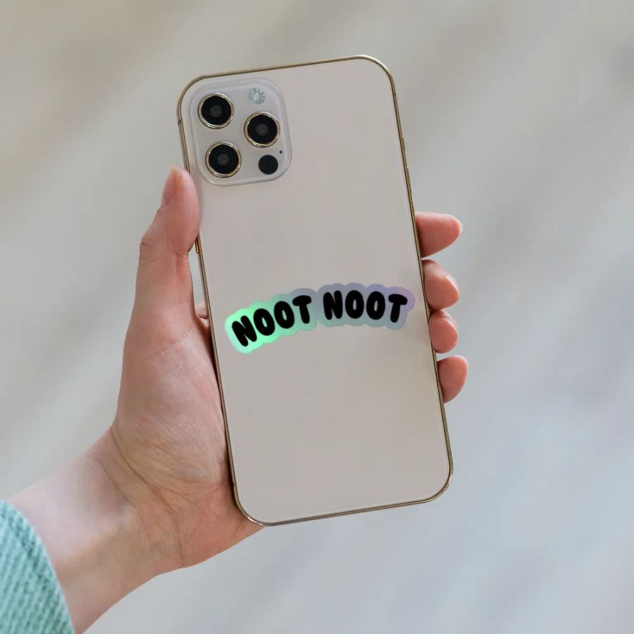 Noot-Noot holographic sticker product image (6)