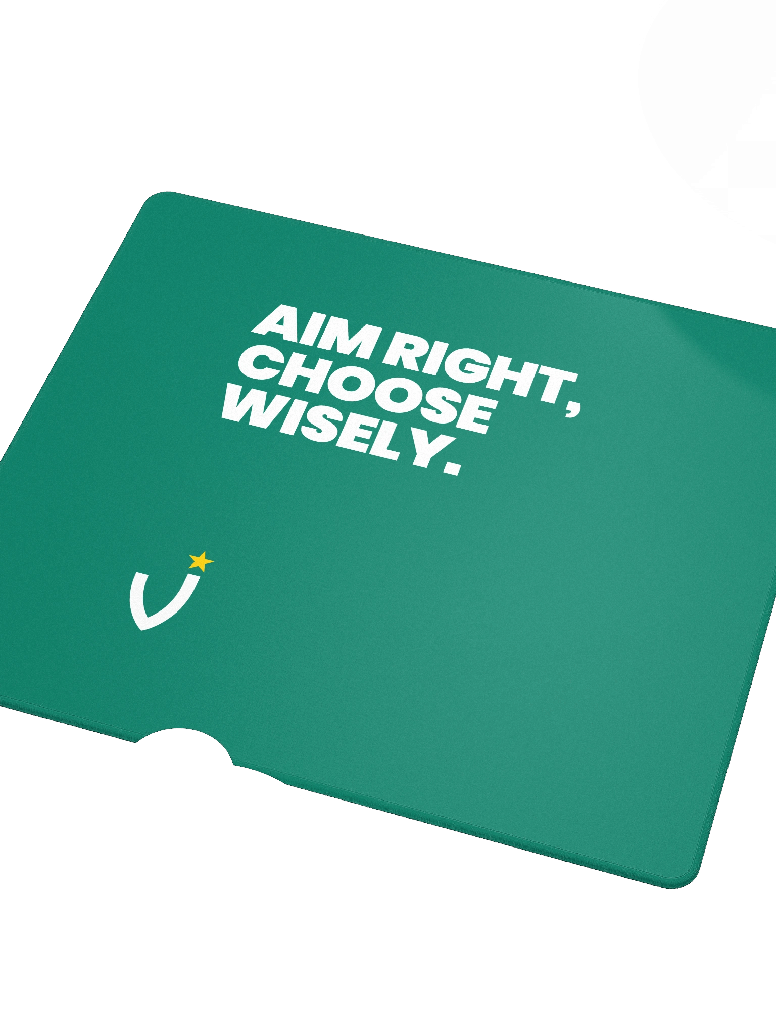 AIM RIGHT, CHOOSE WISELY Gaming Mouse Pad product image (3)