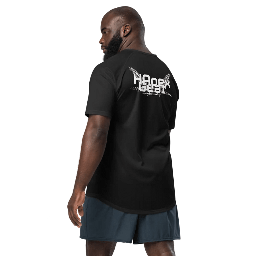 Unisex Sports Jersey - White HApex Gear Black Logo product image (4)