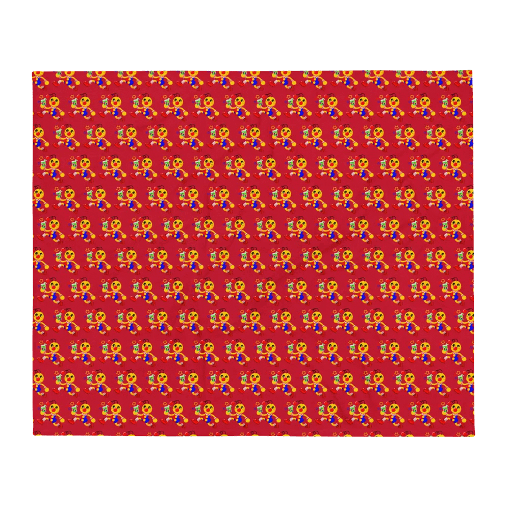 Red Boyoyoing Dash Hearts Hypoallergenic Blanket product image (1)