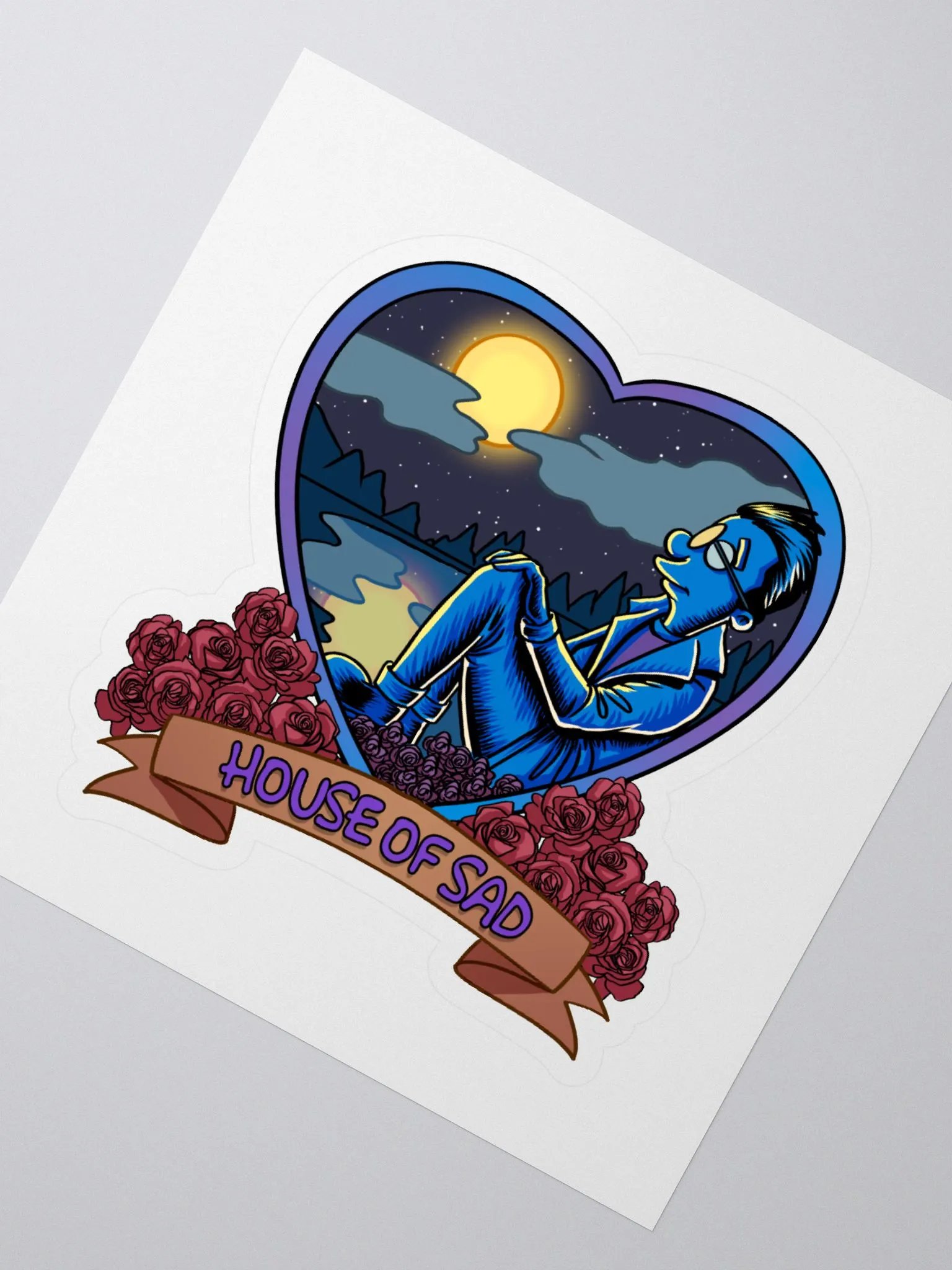 House of Sad Sticker product image (2)