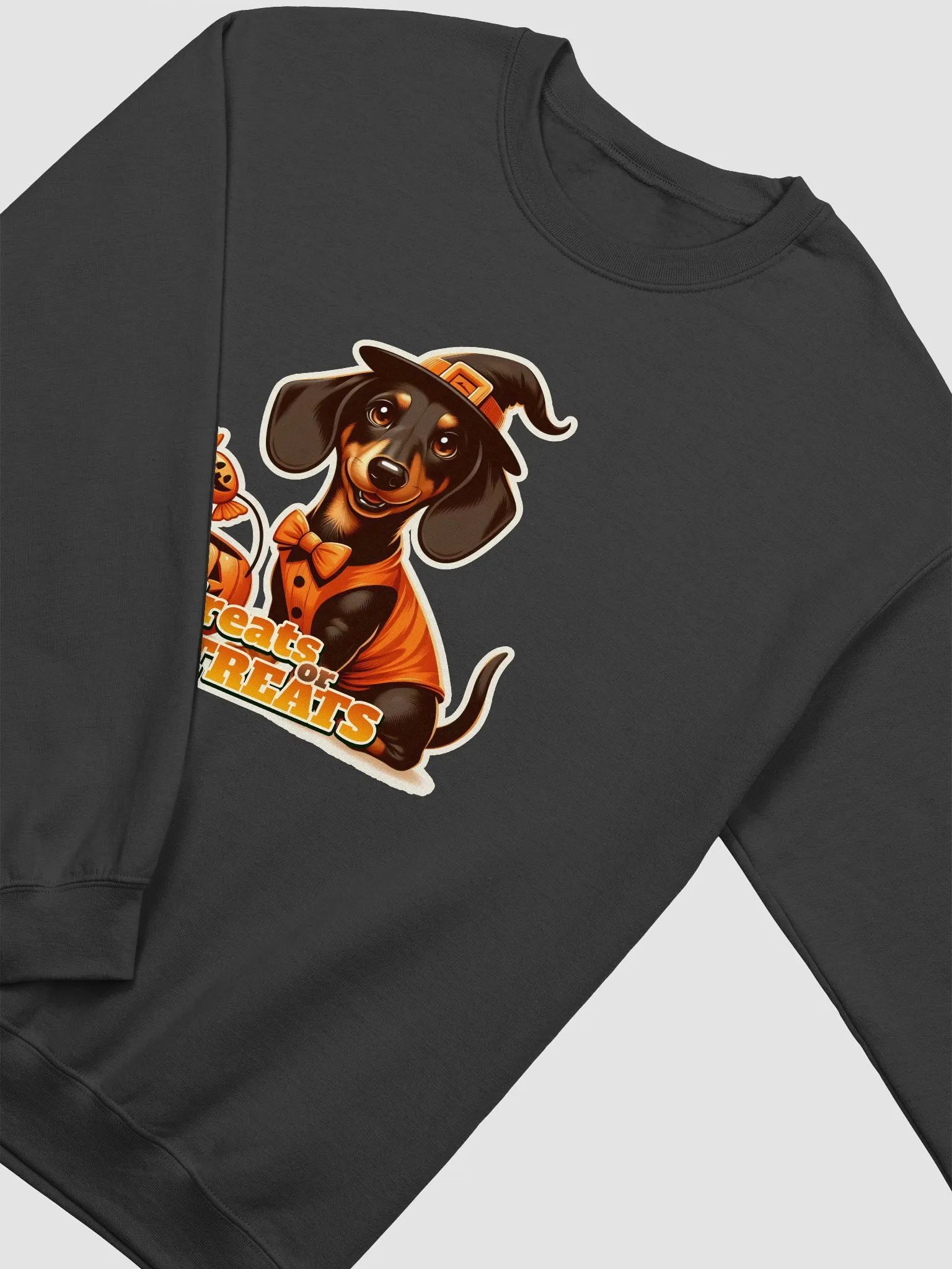 Dachshund Treat Halloween - Crewneck Sweatshirt product image (10)