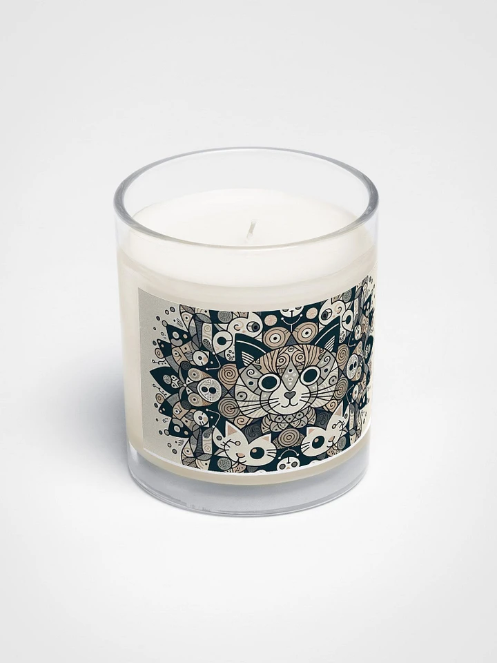 Soy Wax Candle In A Clear Glass Jar product image (2)