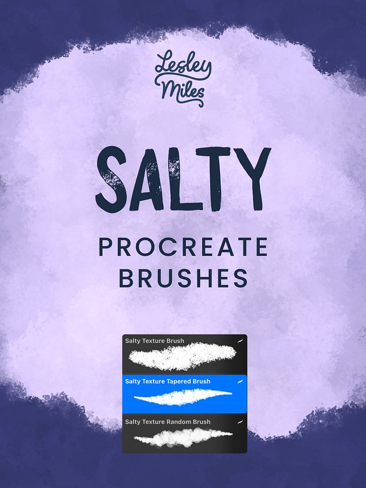 Salty Texture Procreate Brushes product image (1)