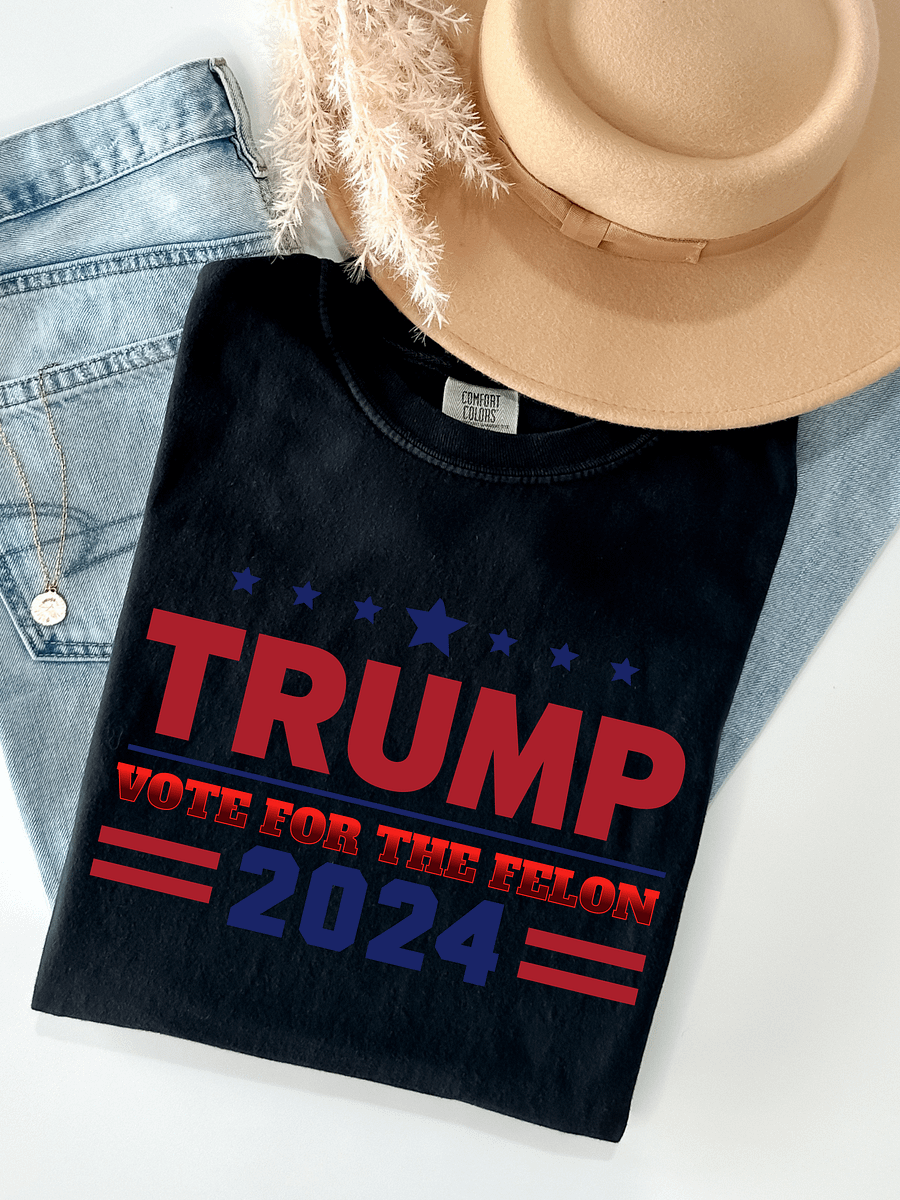Trump - Vote For The Felon 2024 Unisex T-shirt product image (1)