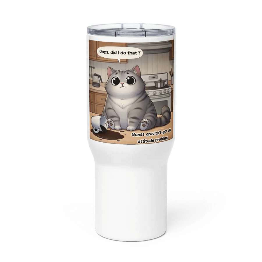 Oops, Did I Do That? Travel Mug With A Handle product image (1)