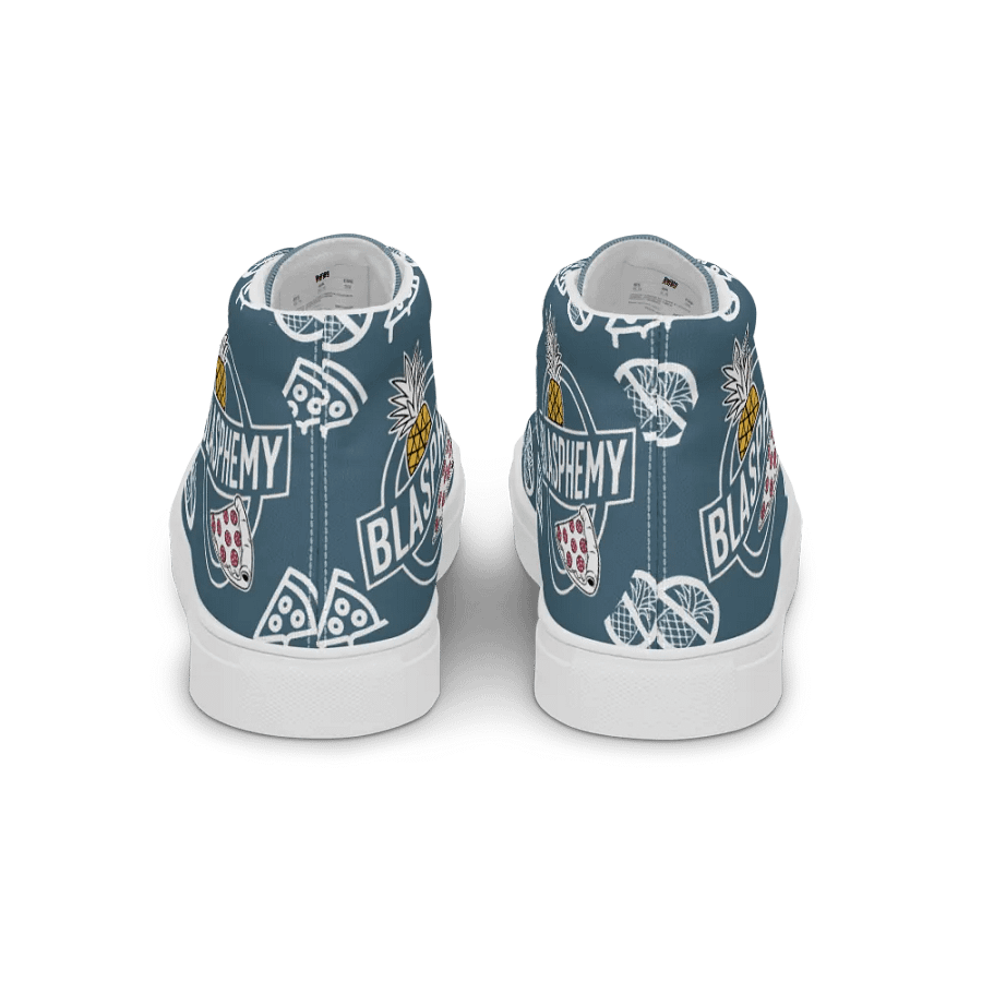 Blasphemy High Top Teal/White Female product image (3)