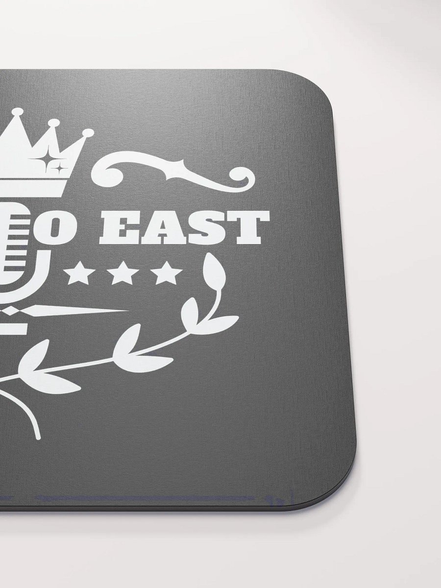 Black mousepad with white logo (small) product image (5)