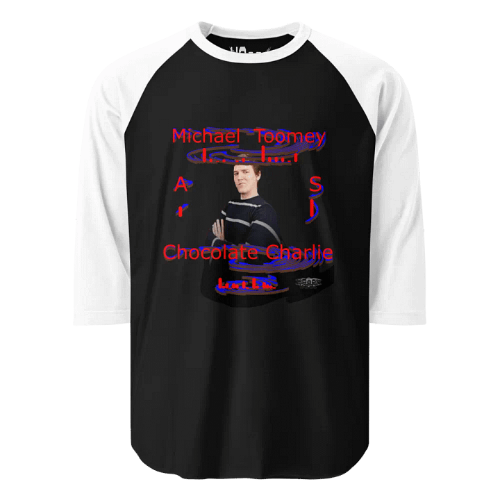 Michael Toomey As Chocolate Charlie 00 - Fine Jersey Raglan Tee product image (1)
