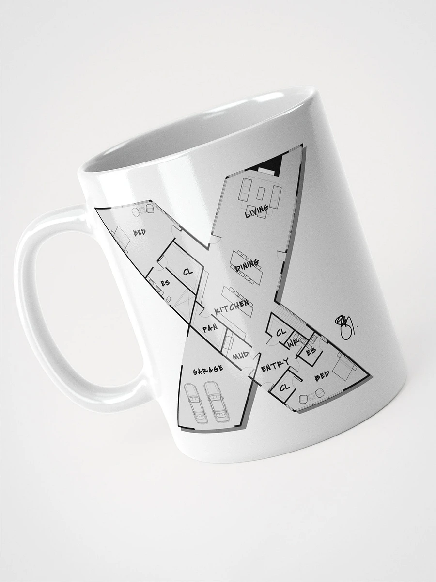 Alphabet Floor Plan Mug - X product image (2)