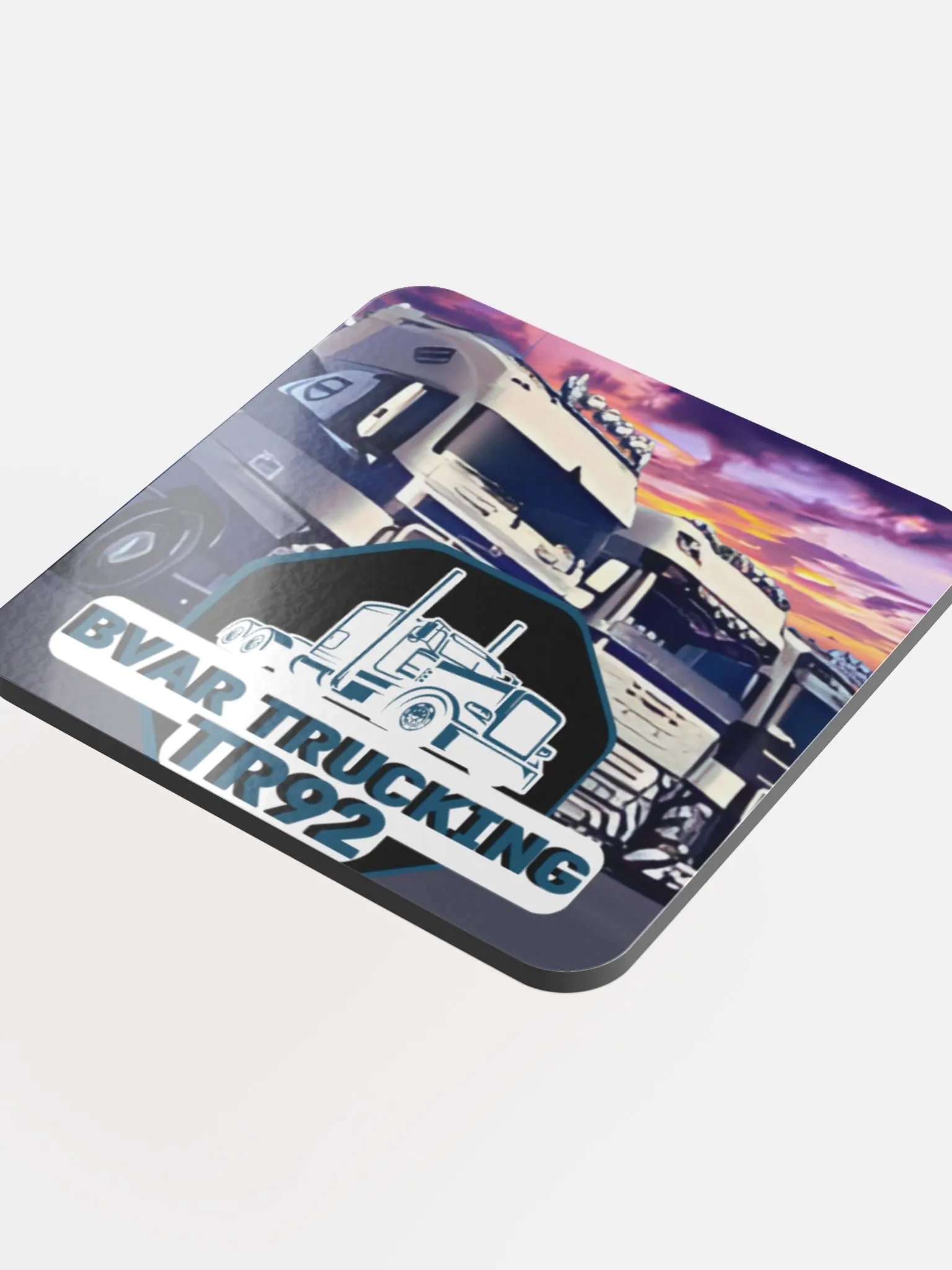 Trucking Sunset Cork Coaster product image (4)