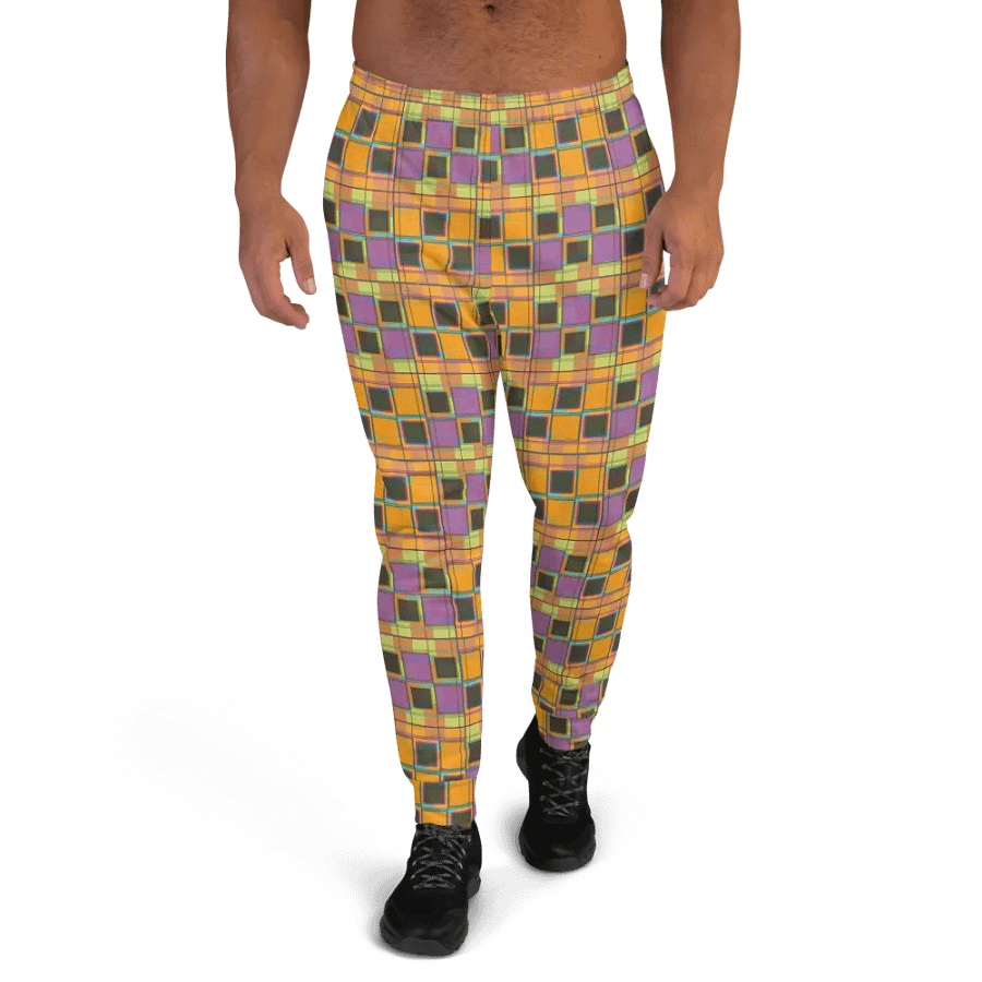 Neonesque Men's Plaid Joggers product image (3)