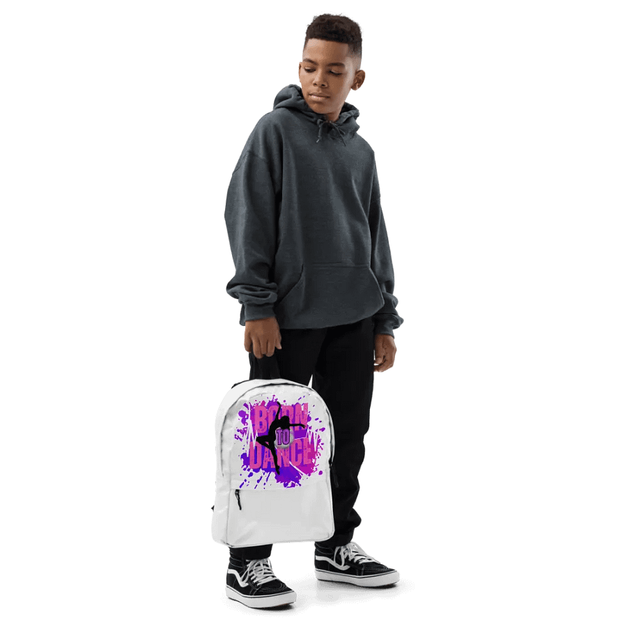 Born to Dance Her Silhouette Full Print Backpack product image (6)
