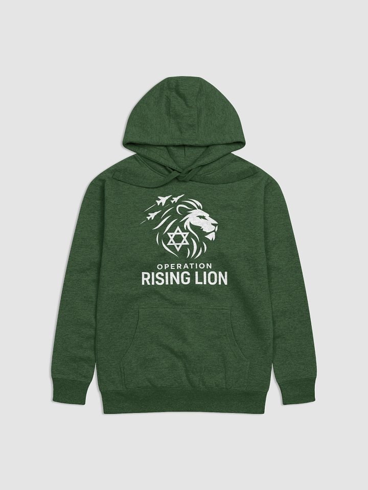 "OPERATION RISING LION" (WHITE EMBLEM) Hoodie product image (22)