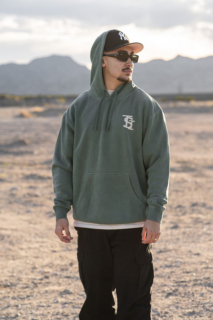 TIS Forest Green Pullover Hoodie product image (1)