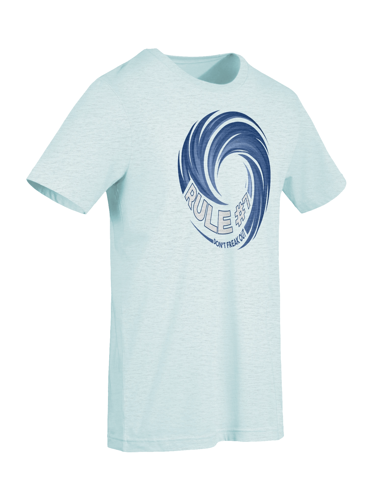 Rule #7 Women's T-Shirt Hockey Blue and White product image (117)