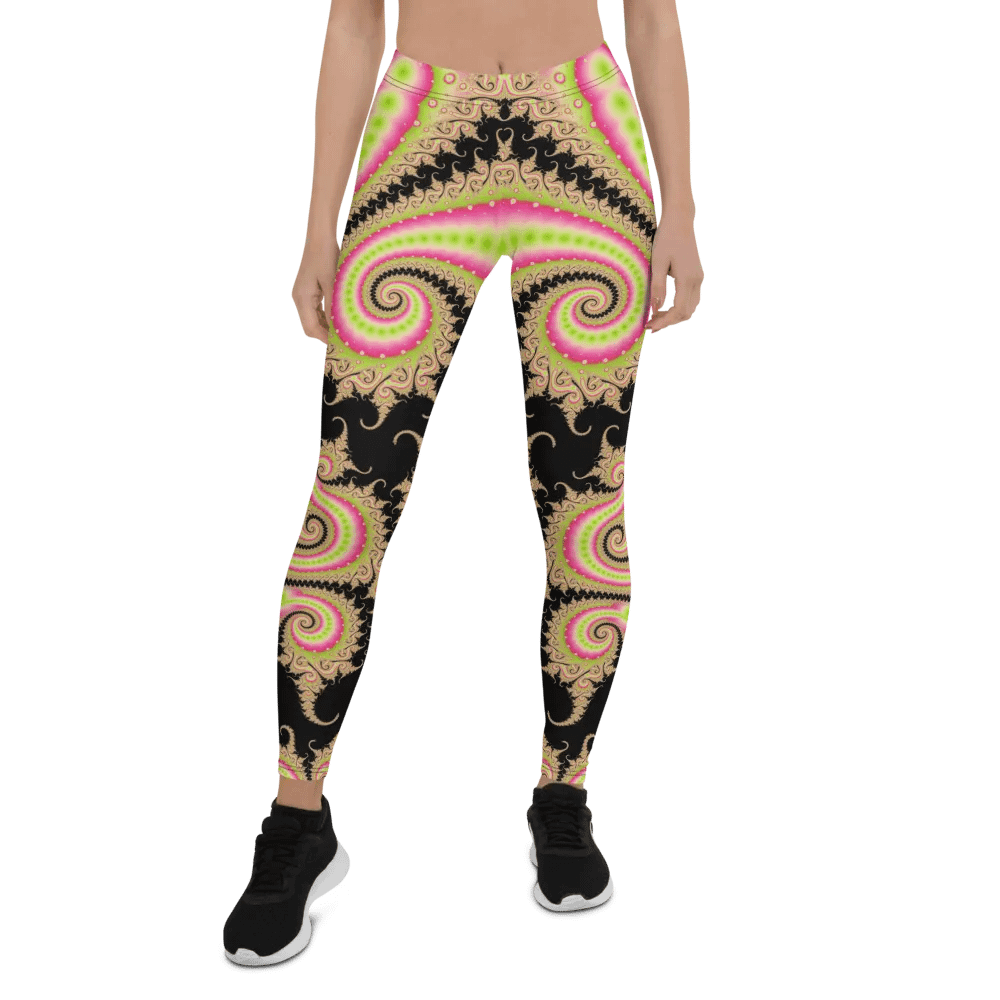 Fractal Leggings - Strawberry Spill product image (1)
