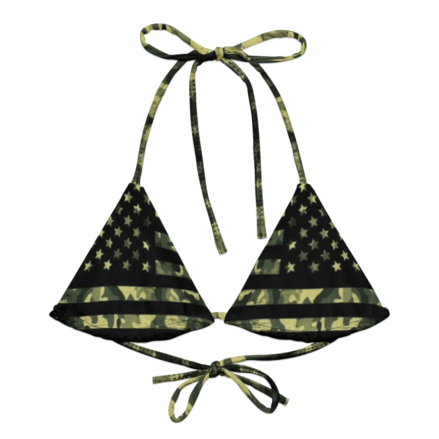 Camo Patriot Recycled Bikini Top product image (2)
