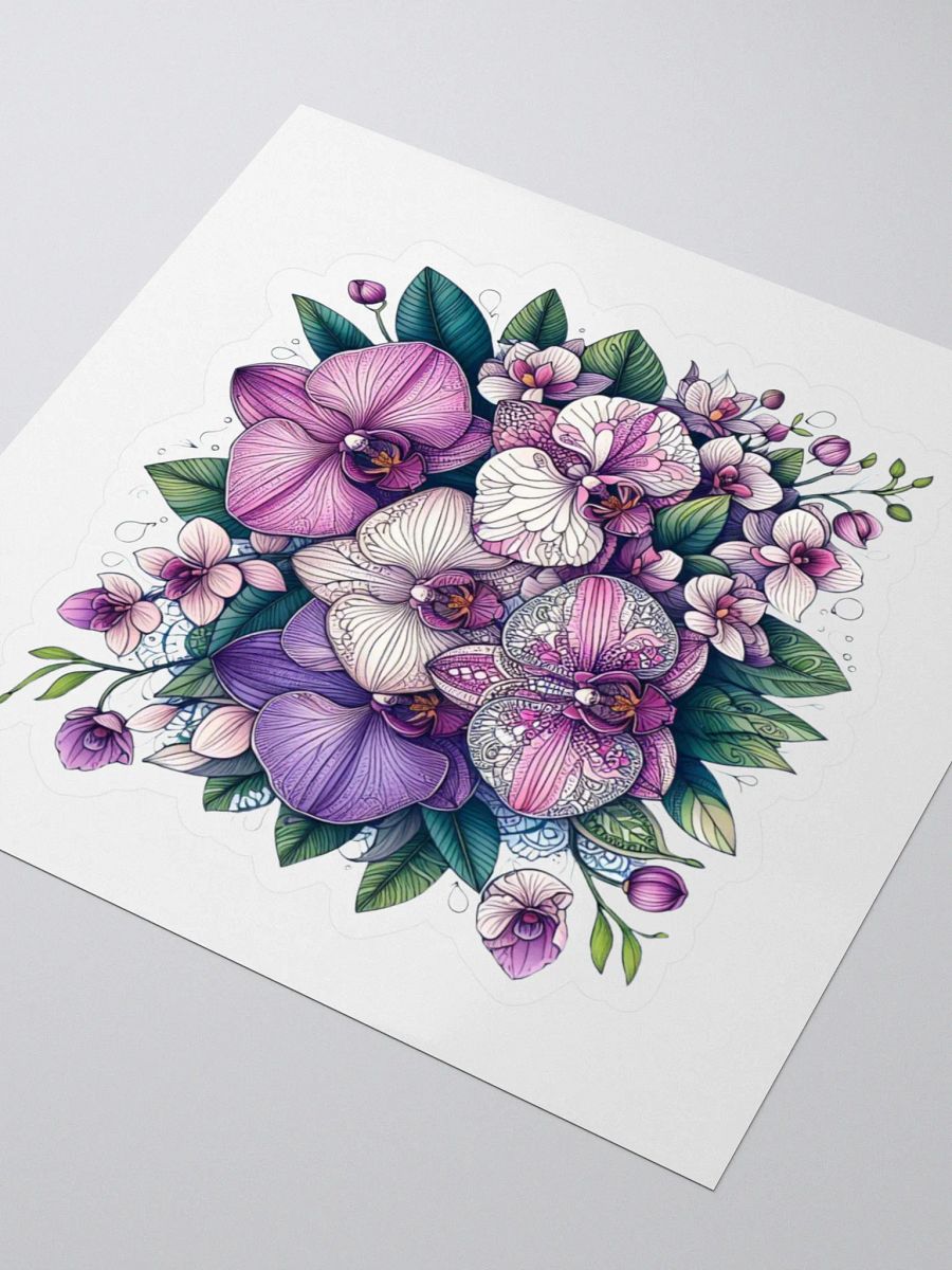 Orchid Oasis Kiss Cut Stickers product image (3)